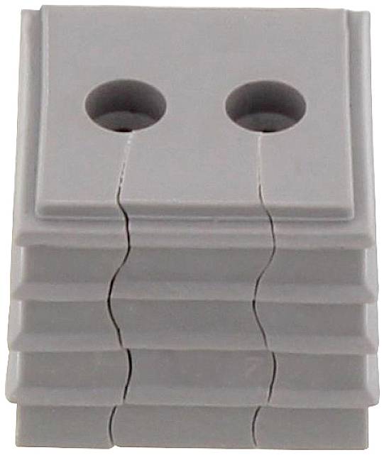 CONTA-CLIP KDS-DE 2X4-5 GR Dichtelement Thermoplastisches Elastomer Grau