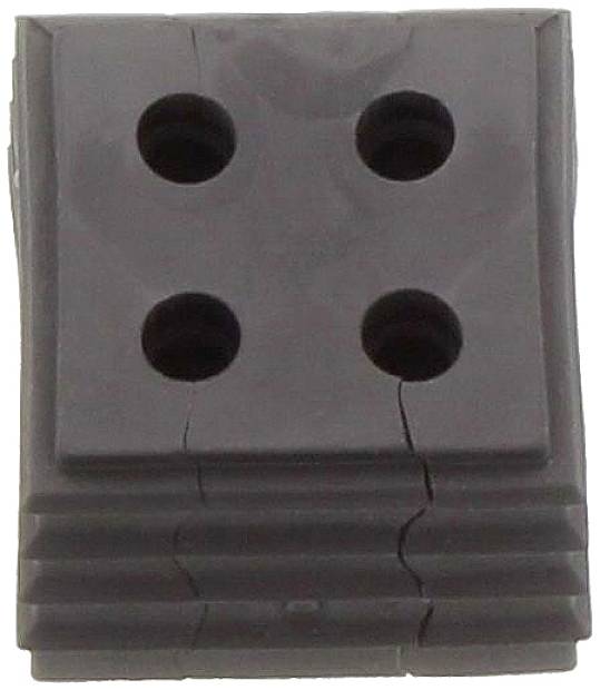 CONTA-CLIP KDS-DE 4X3-4 BK Dichtelement Thermoplastisches Elastomer Schwarz