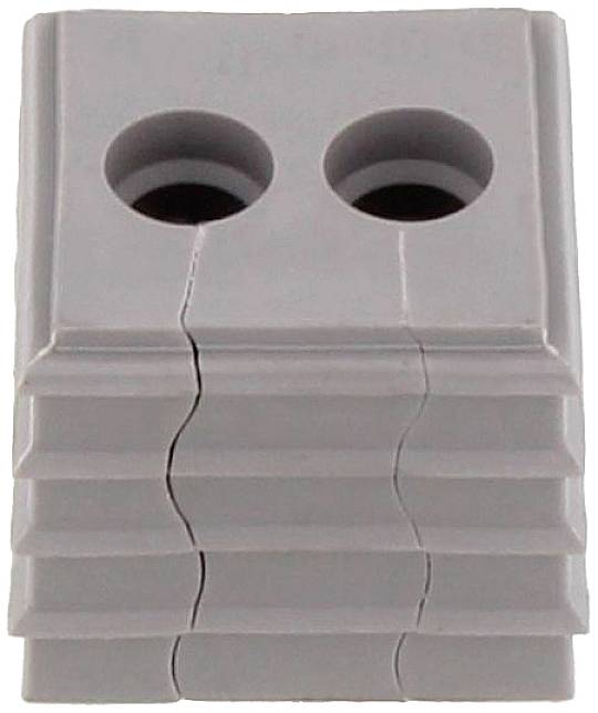 CONTA-CLIP KDS-DE 2X6,5 GR Dichtelement Thermoplastisches Elastomer Grau