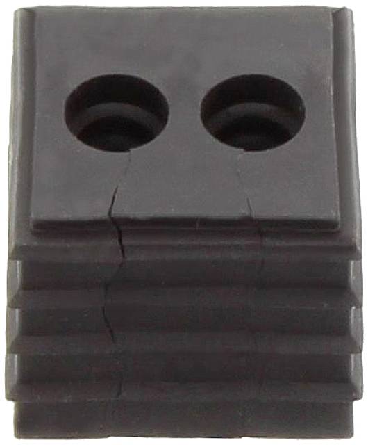 CONTA-CLIP KDS-DE 2X6,5 BK Dichtelement Thermoplastisches Elastomer Schwarz