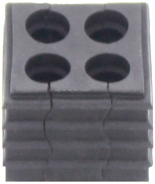 CONTA-CLIP KDS-DE 4X6 BK Dichtelement Thermoplastisches Elastomer Schwarz