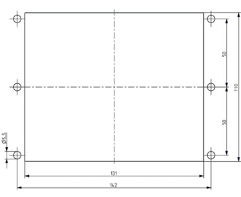 CONTA-CLIP KDS-FP 2x10/24 BK Kabeldurchführung Polyamid 6.6 Schwarz 1 St.