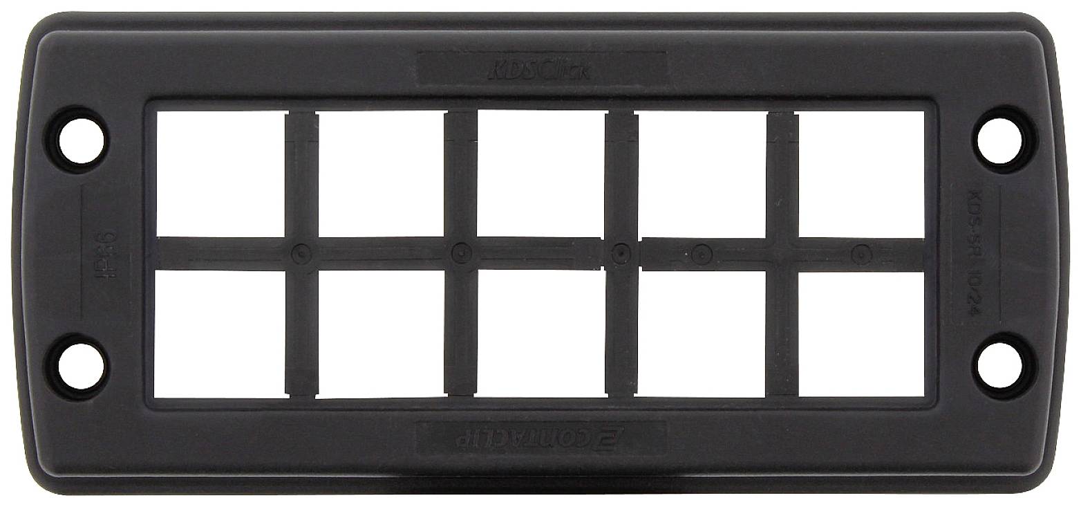 CONTA-CLIP KDS-Set 10/24 BK Kabeldurchführung Polyamid 6.6 Schwarz 1St.