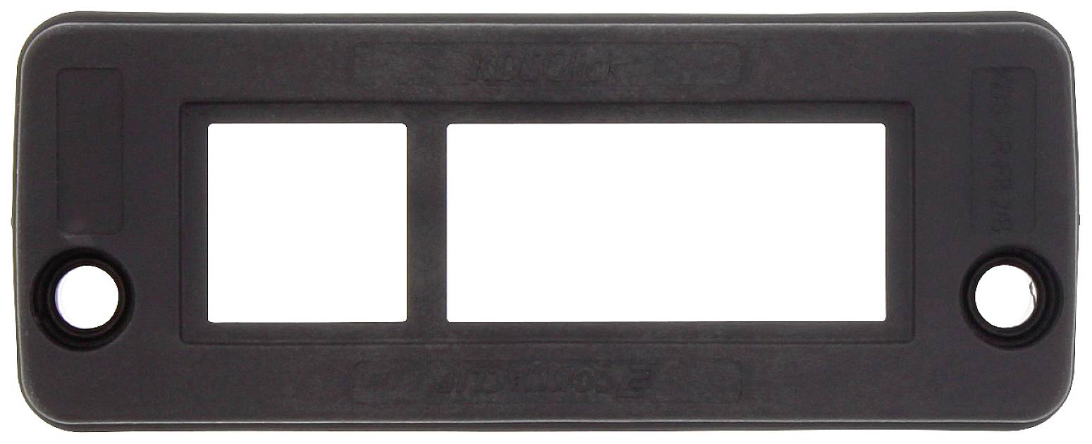 CONTA-CLIP KDS-SR-FB2/B BK Kabeldurchführung Polyamid 6.6 Schwarz