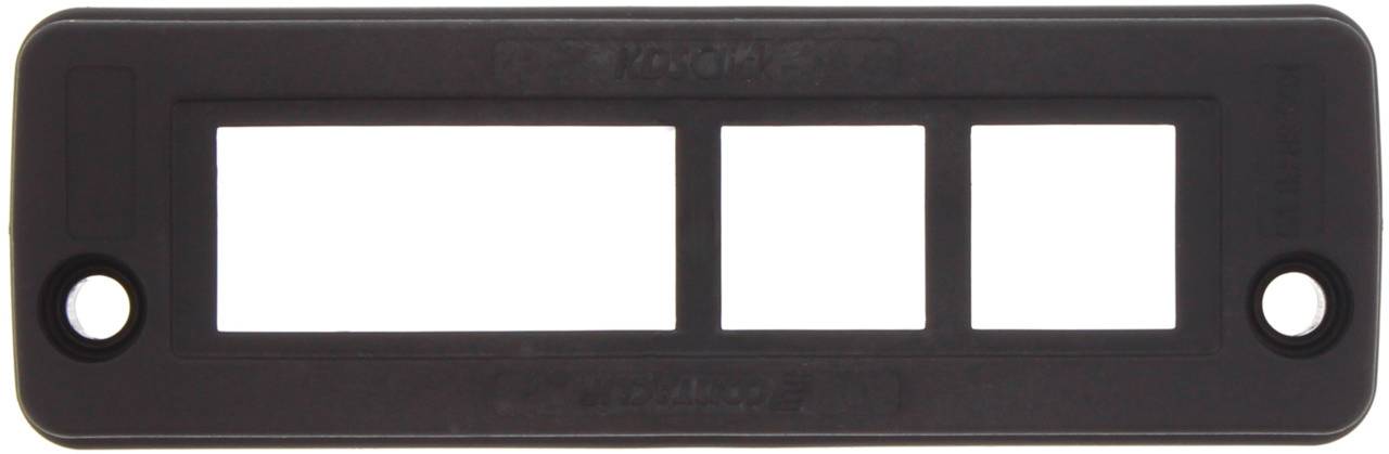 CONTA-CLIP KDS-SR-FB3/D BK Kabeldurchführung Polyamid 6.6 Schwarz