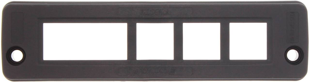 CONTA-CLIP KDS-SR-FB4/D BK Kabeldurchführung Polyamid 6.6 Schwarz