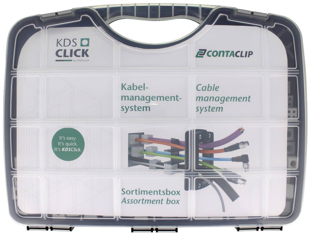 CONTA-CLIP Sortimentsbox KDSClick Servicebox für Kabeldurchführungen 1 St.