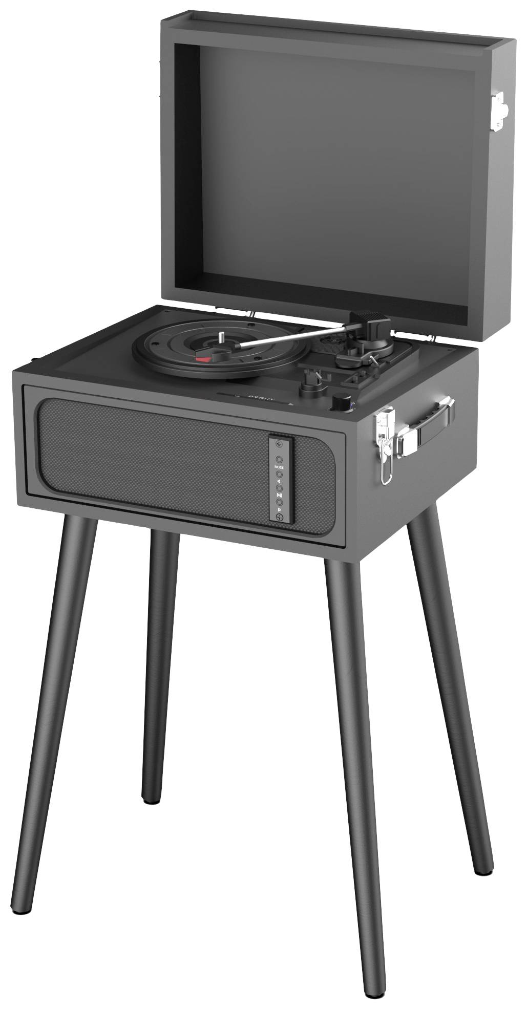 RYGHT ALTO USB-Plattenspieler Schwarz