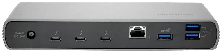 Kensington Thunderbolt™ 4 Dockingstation SD5700T Passend für Marke Dockingstations: Universal inkl. Kensington-Schloss, USB-C® Power Delivery, i