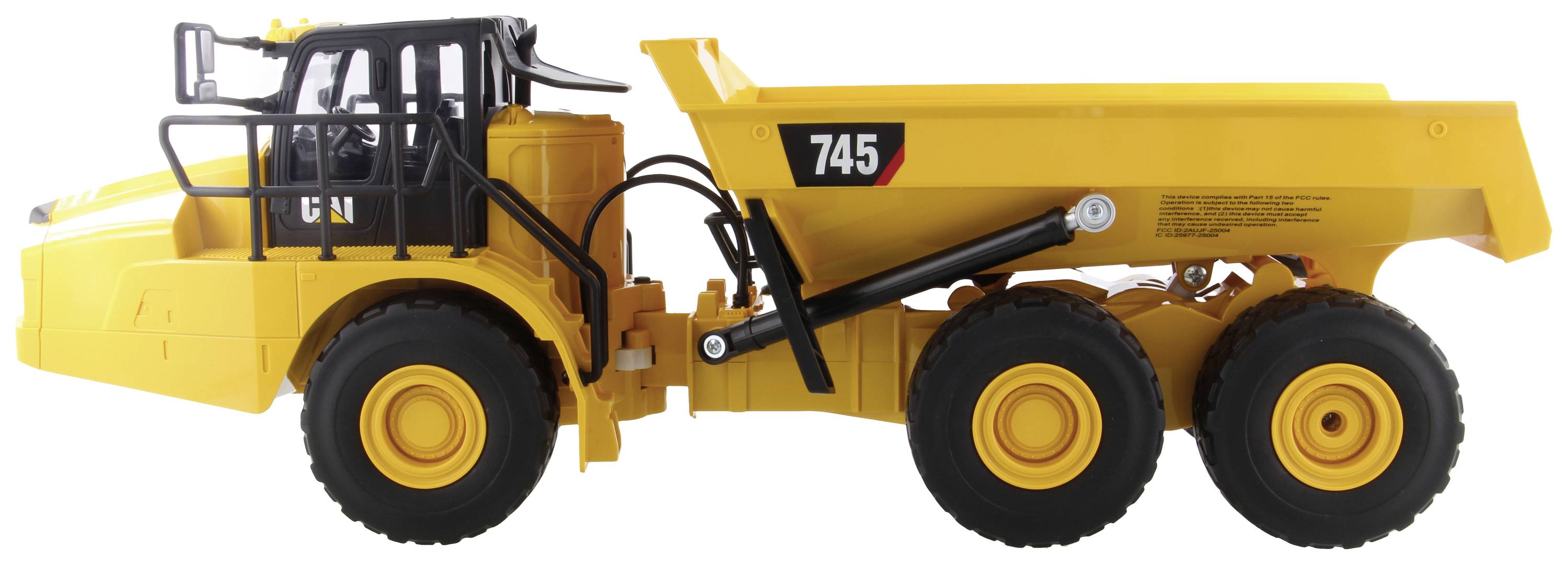 Carrera RC CAT 745 Articulated Truck 1:24 RC Einsteiger Funktionsmodell Baufahrzeug