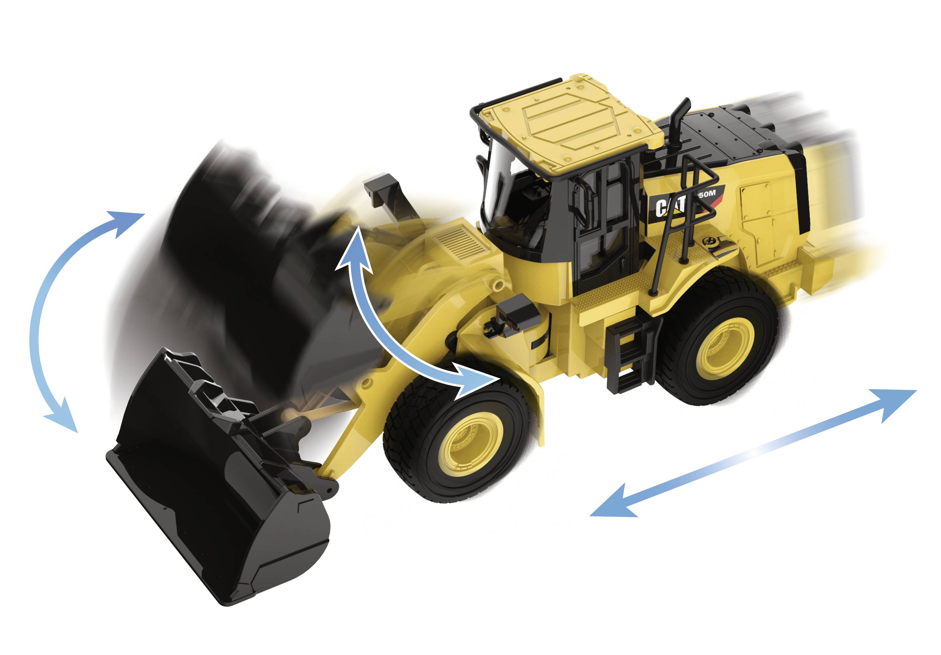 Carrera RC CAT 950M Wheel Loader 1:24 RC Einsteiger Funktionsmodell Baufahrzeug