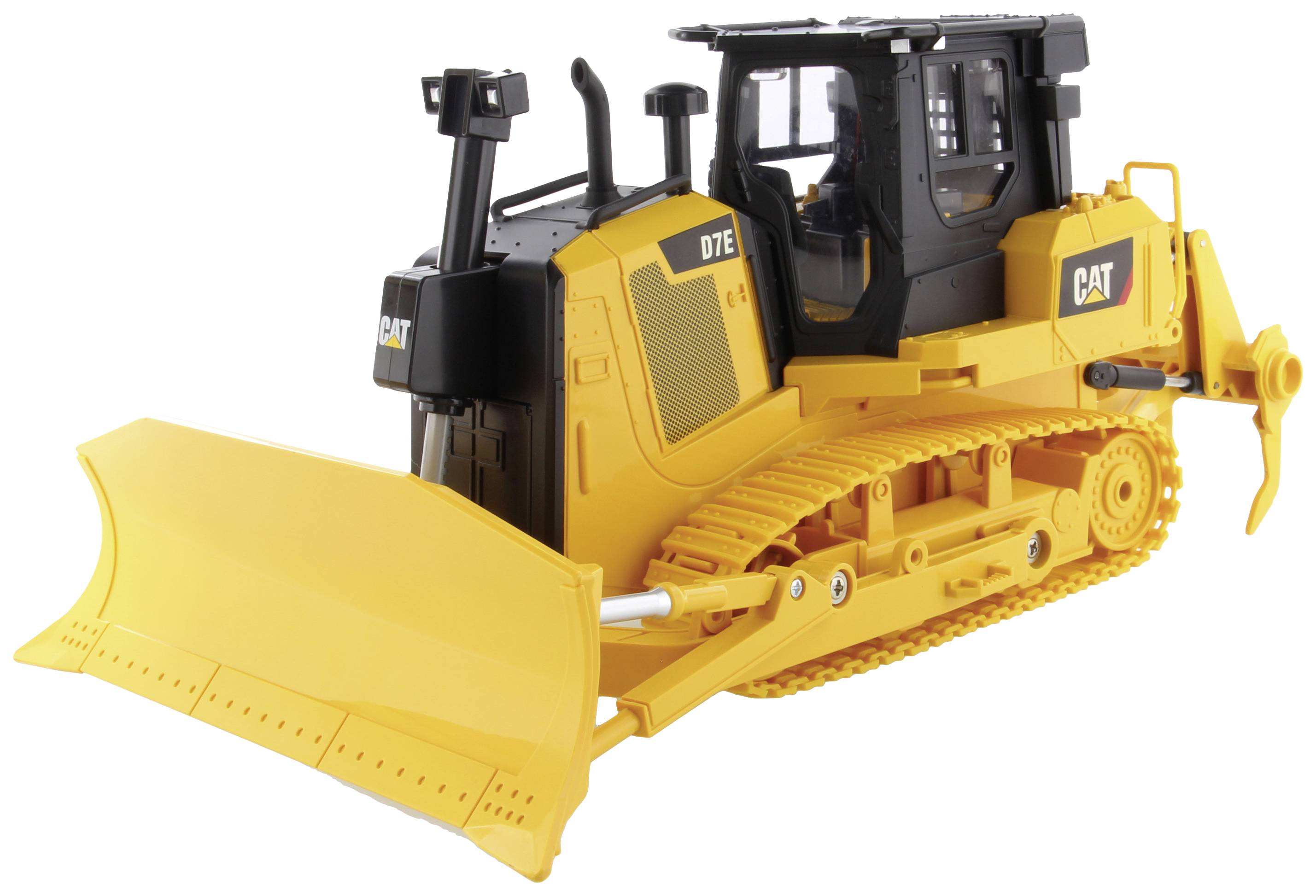 Carrera RC CAT D7E Track Type Tractor 1:24 RC Einsteiger Funktionsmodell Baufahrzeug
