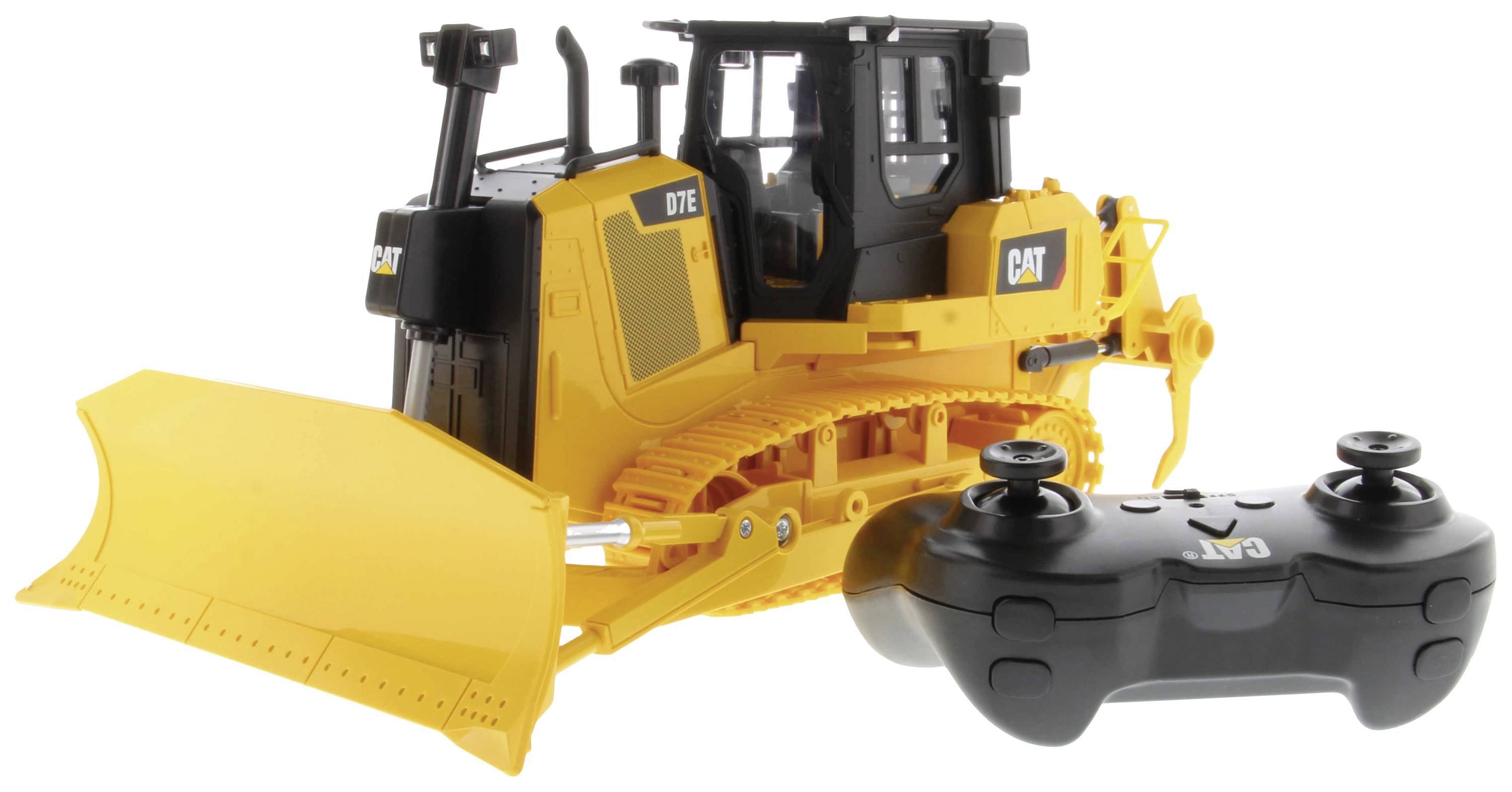 Carrera RC CAT D7E Track Type Tractor 1:24 RC Einsteiger Funktionsmodell Baufahrzeug