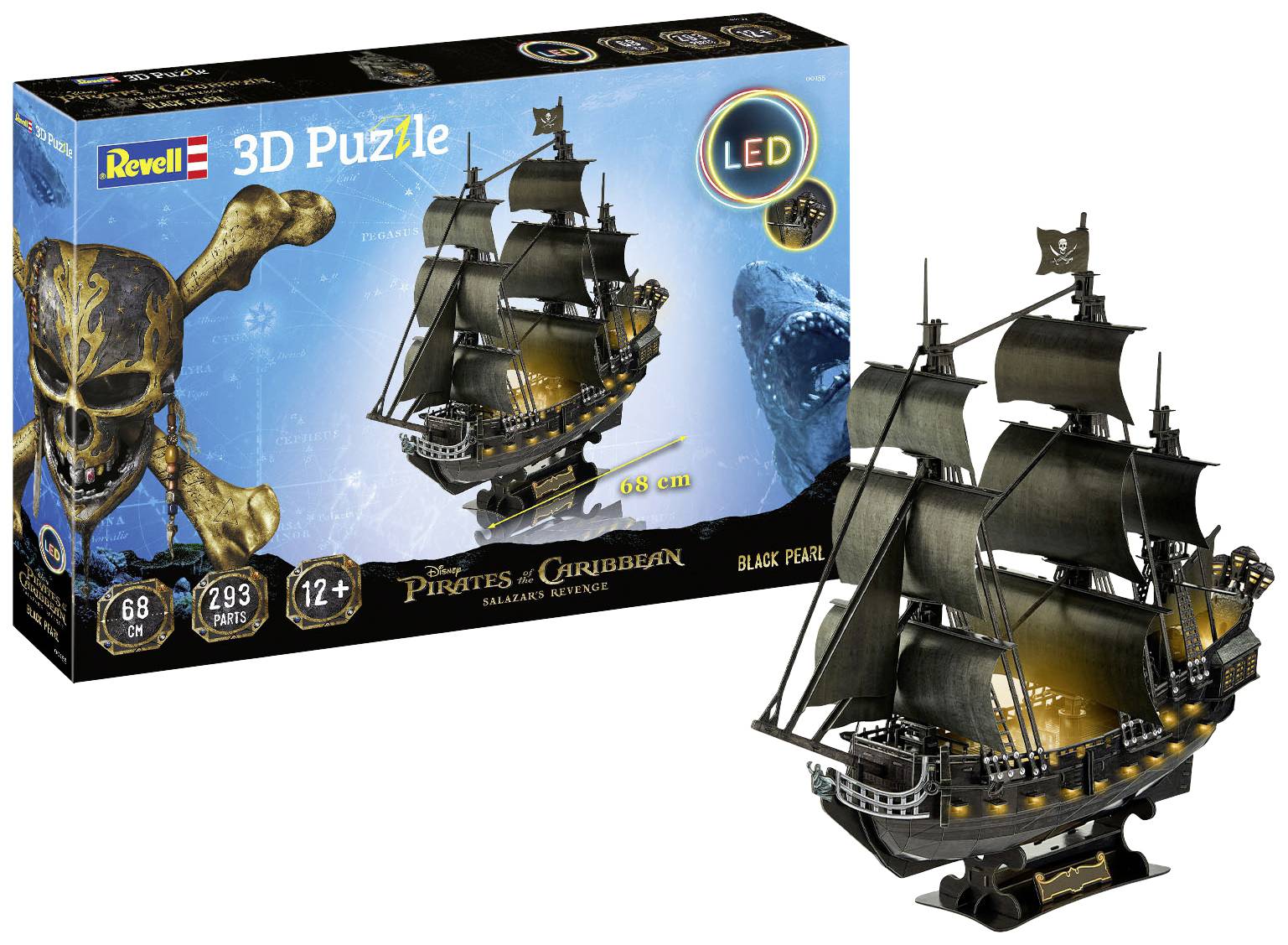 3D-Puzzle Black Pearl LED Edition 00155 Black Pearl LED Edition 1 St.