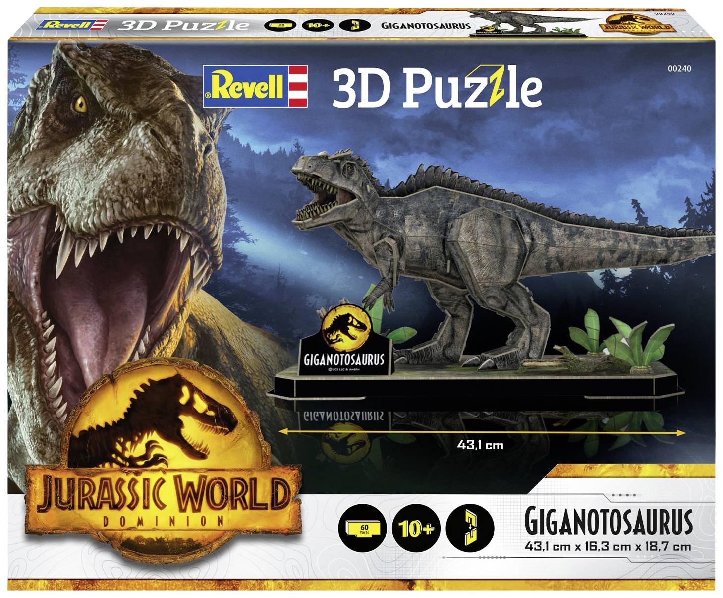 3D-Puzzle Jurassic World Dominion - Giganotosaurus 00240 Jurassic World Dominion - Giganotosaurus 1St.