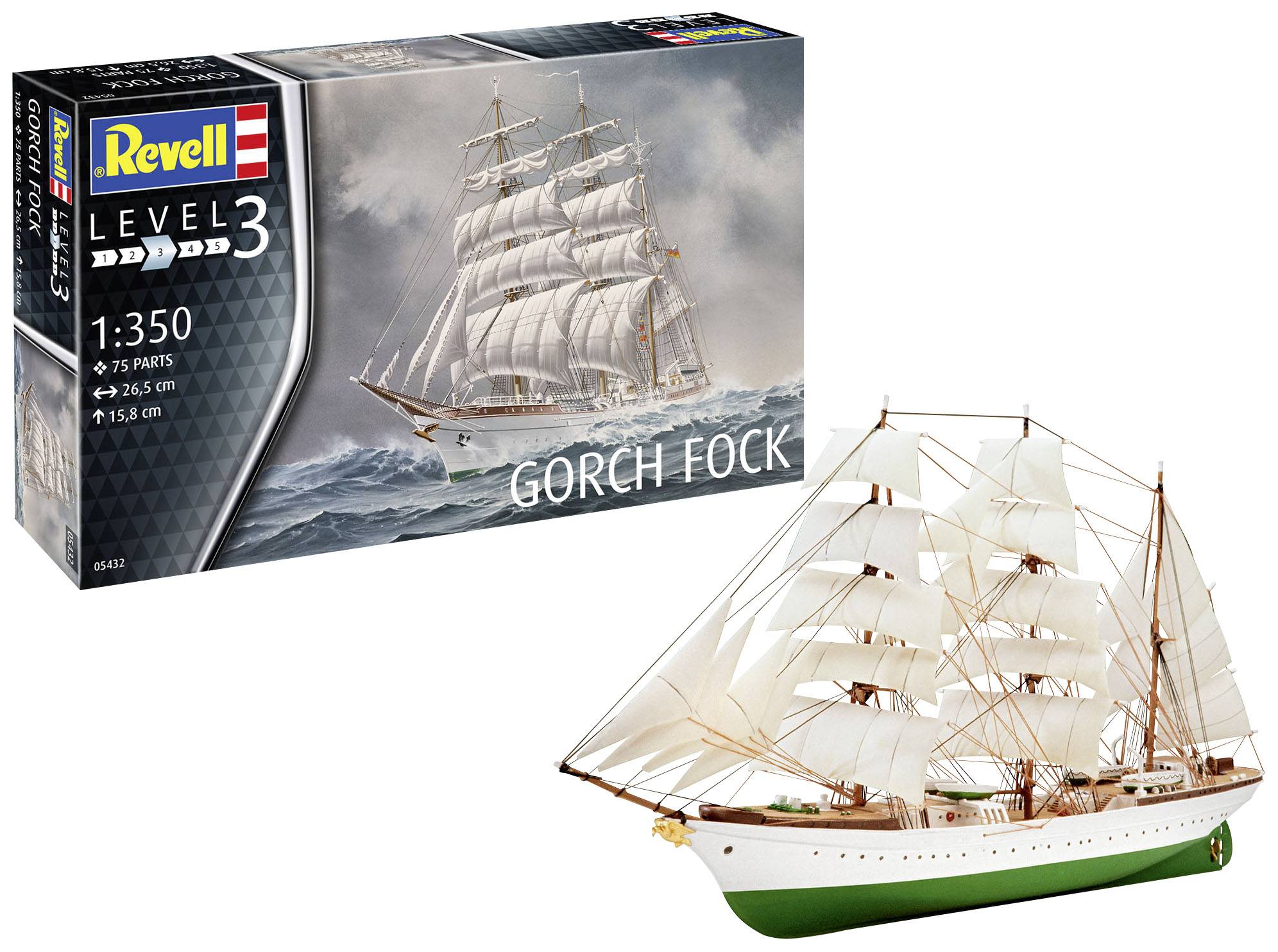 Revell 05432 Gorch Fock Schiffsmodell Bausatz 1:350