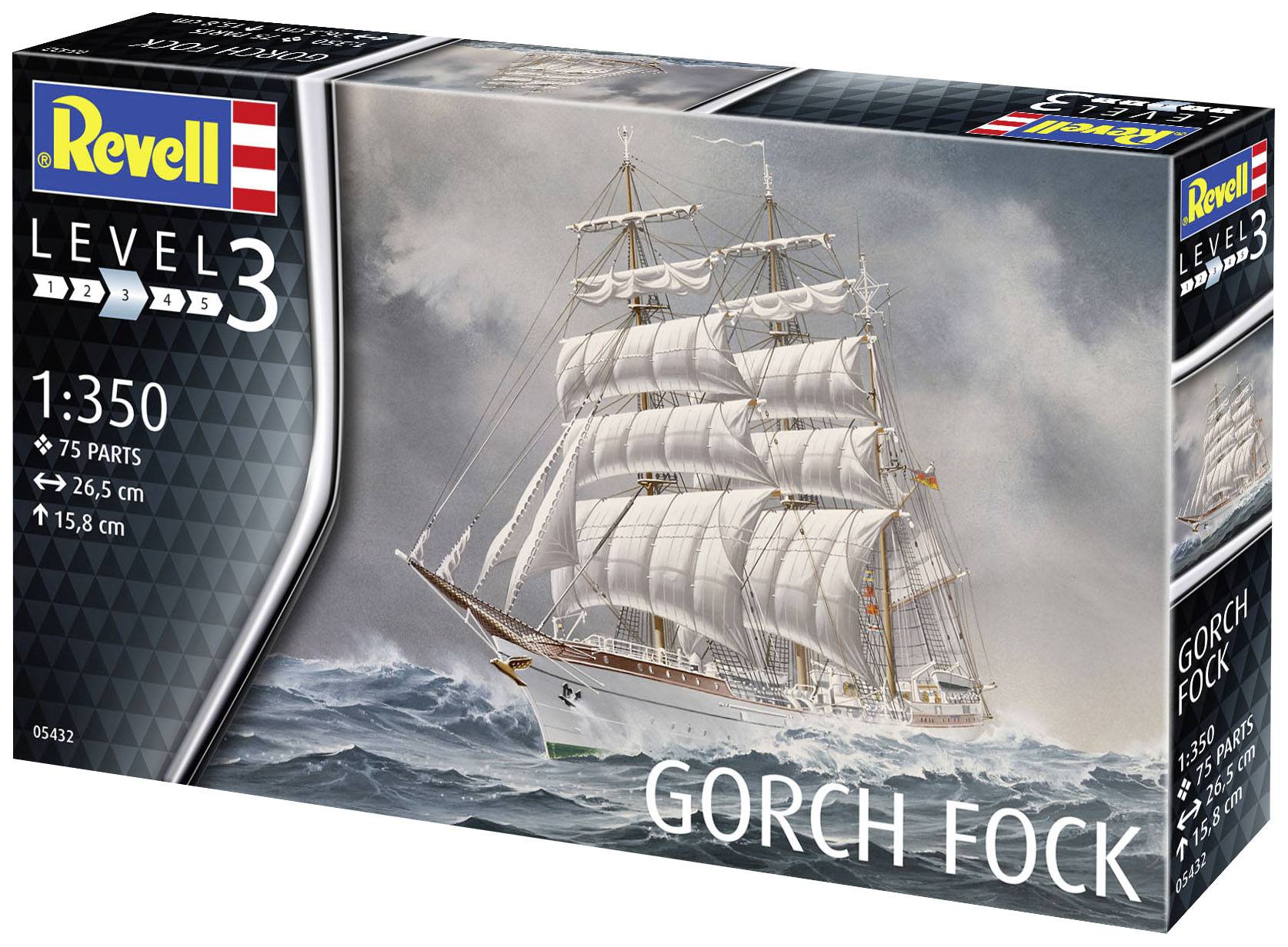 Revell 05432 Gorch Fock Schiffsmodell Bausatz 1:350