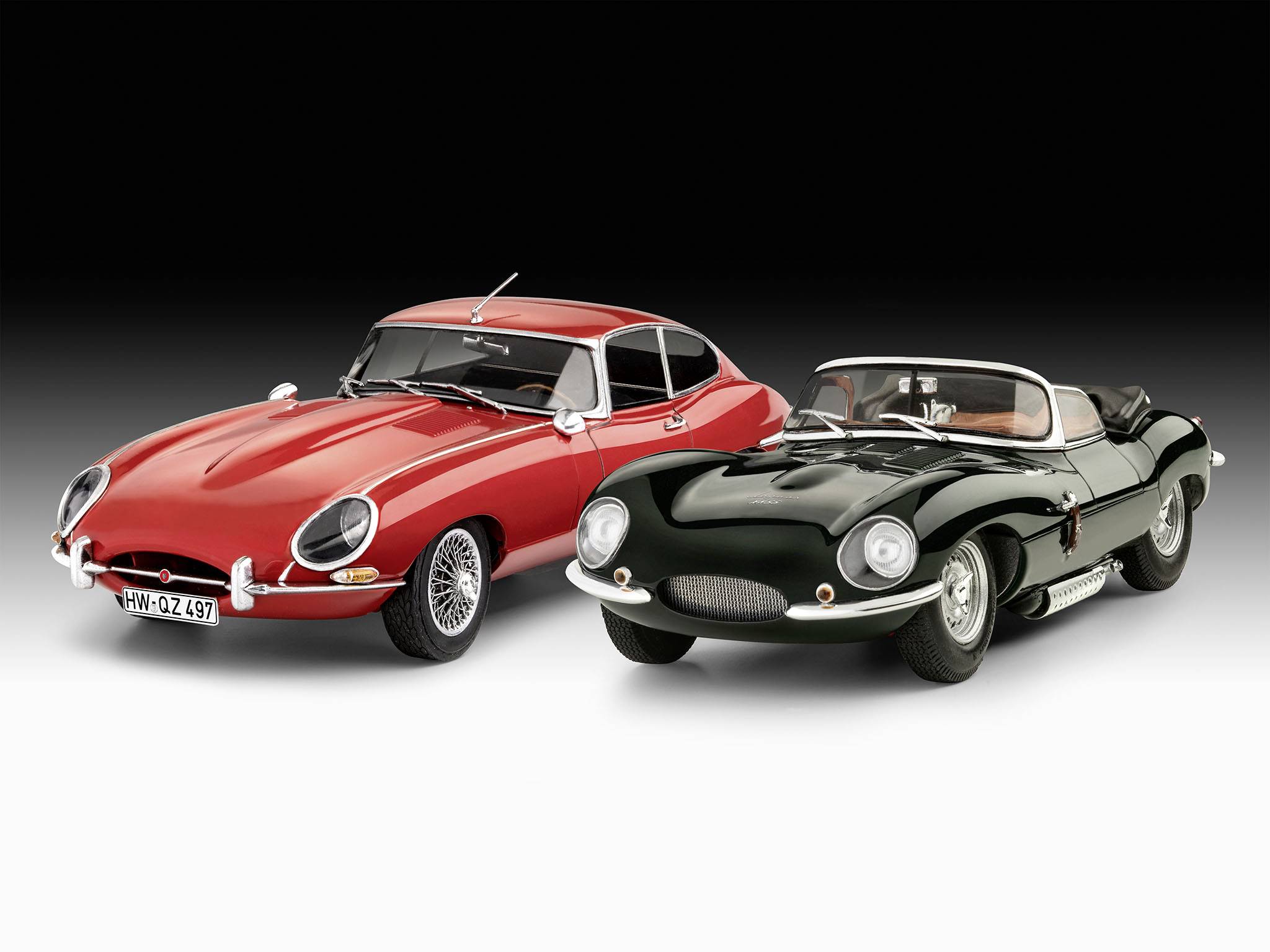 Revell 05667 Geschenkset Jaguar 100th Anniversary Automodell Bausatz 1:24