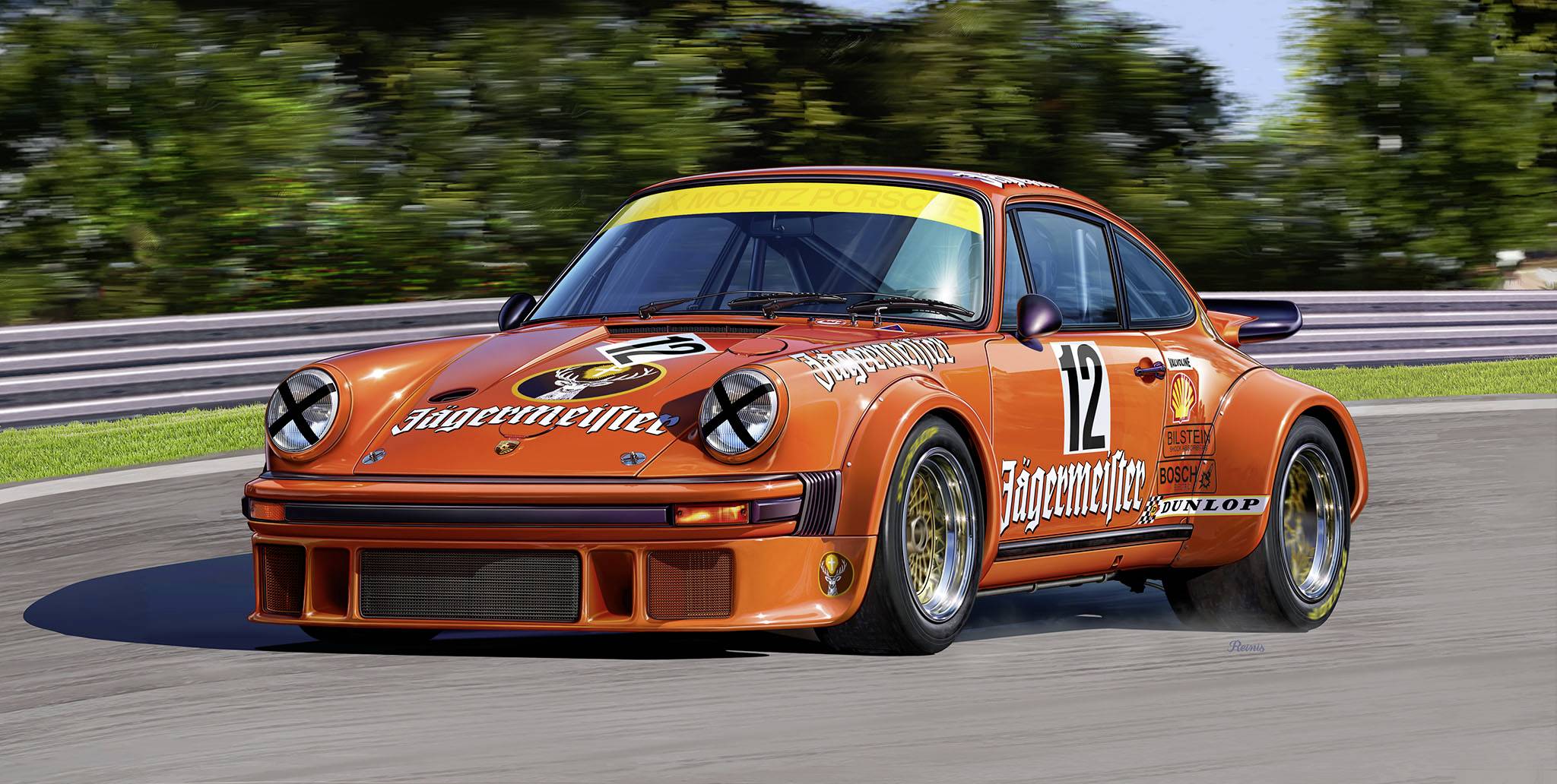 Revell 05669 Geschenkset Jägermeister Motor Sport 50th Annivers Automodell Bausatz 1:24