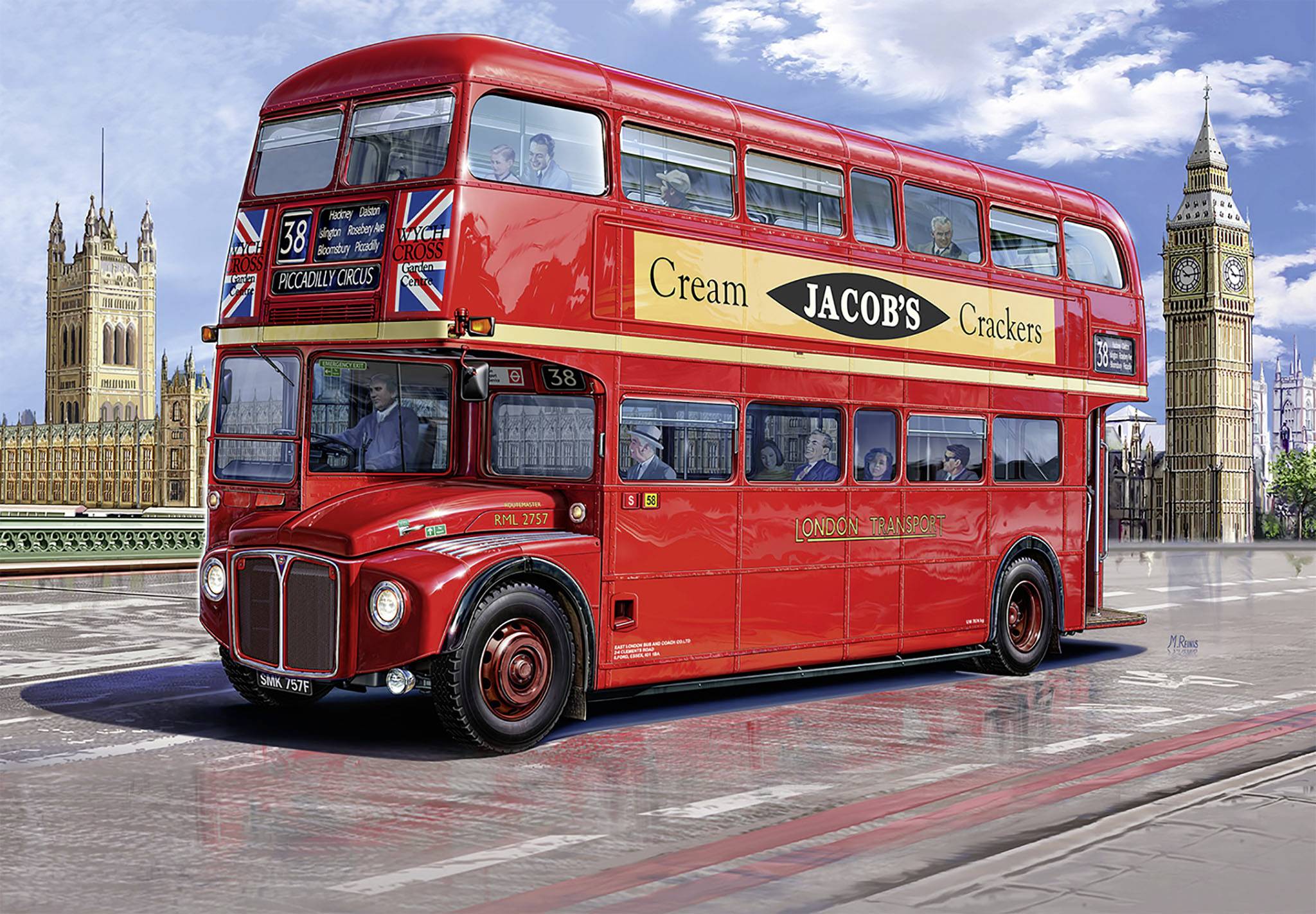 Revell 07720 London Bus Bus Bausatz 1:24