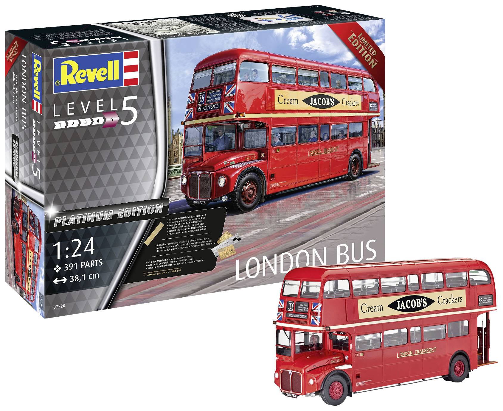 Revell 07720 London Bus Bus Bausatz 1:24