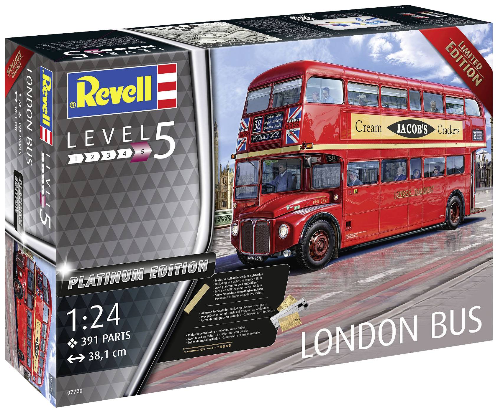 Revell 07720 London Bus Bus Bausatz 1:24