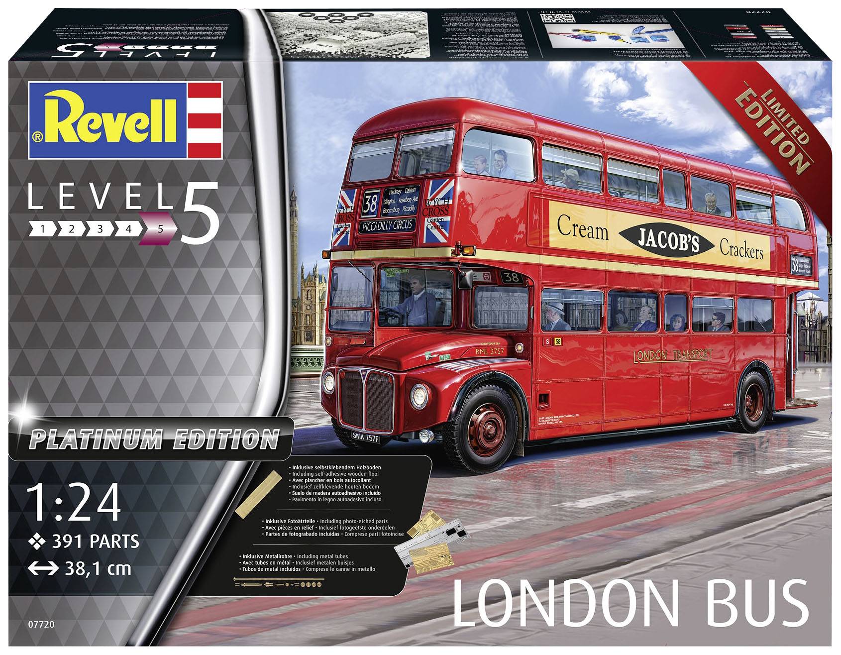 Revell 07720 London Bus Bus Bausatz 1:24