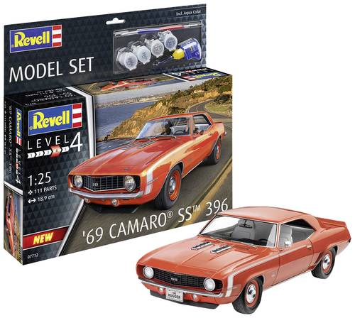 Revell 67712 Model Set `69 Camaro® SS™ 396 Automodell Bausatz 1:25
