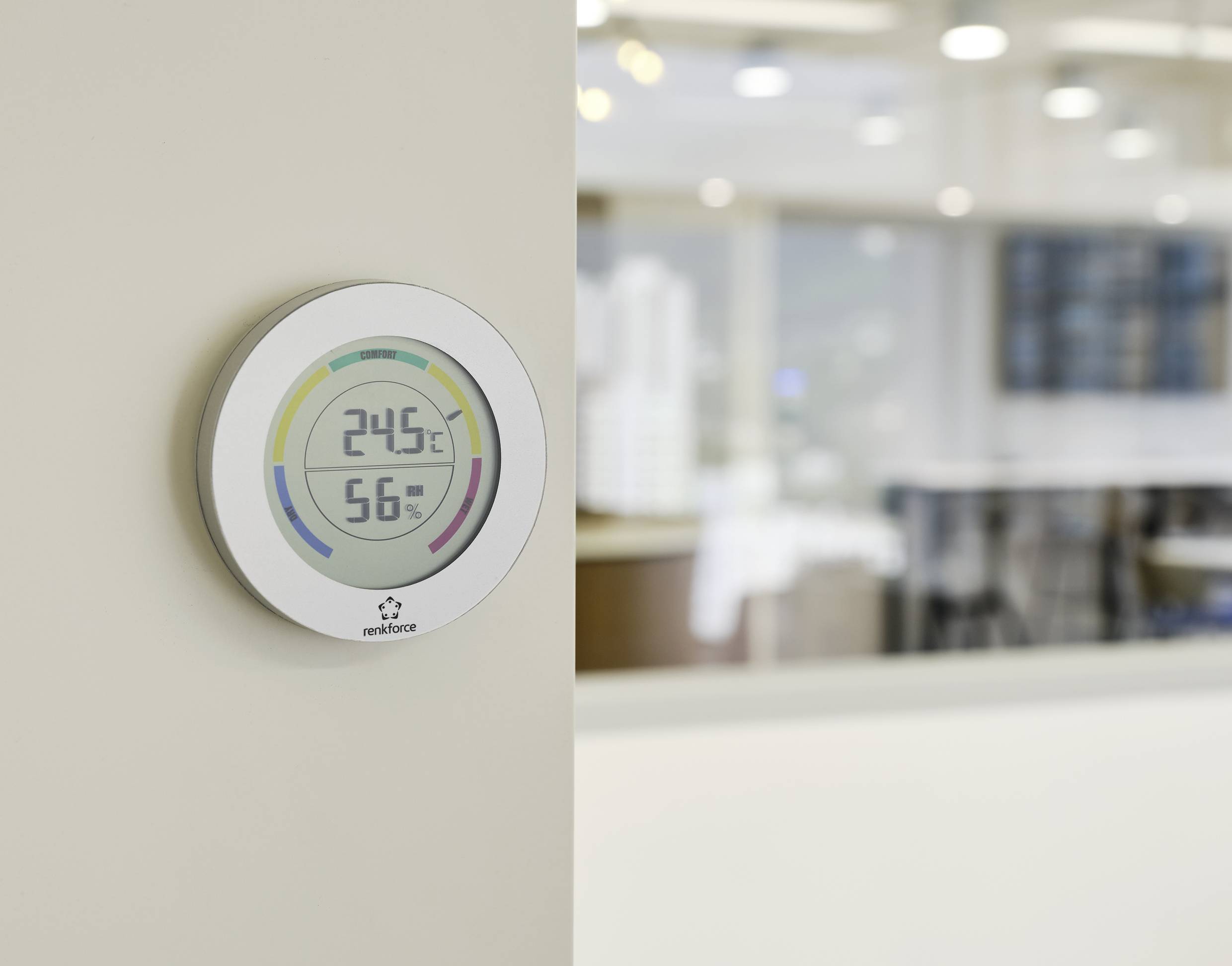 Renkforce Thermo-/Hygrometer Silber RF-5235480
