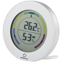 Renkforce Thermo-/Hygrometer Silber RF-5235480 Renkforce Thermo-/Hygrometer Silber RF-5235480