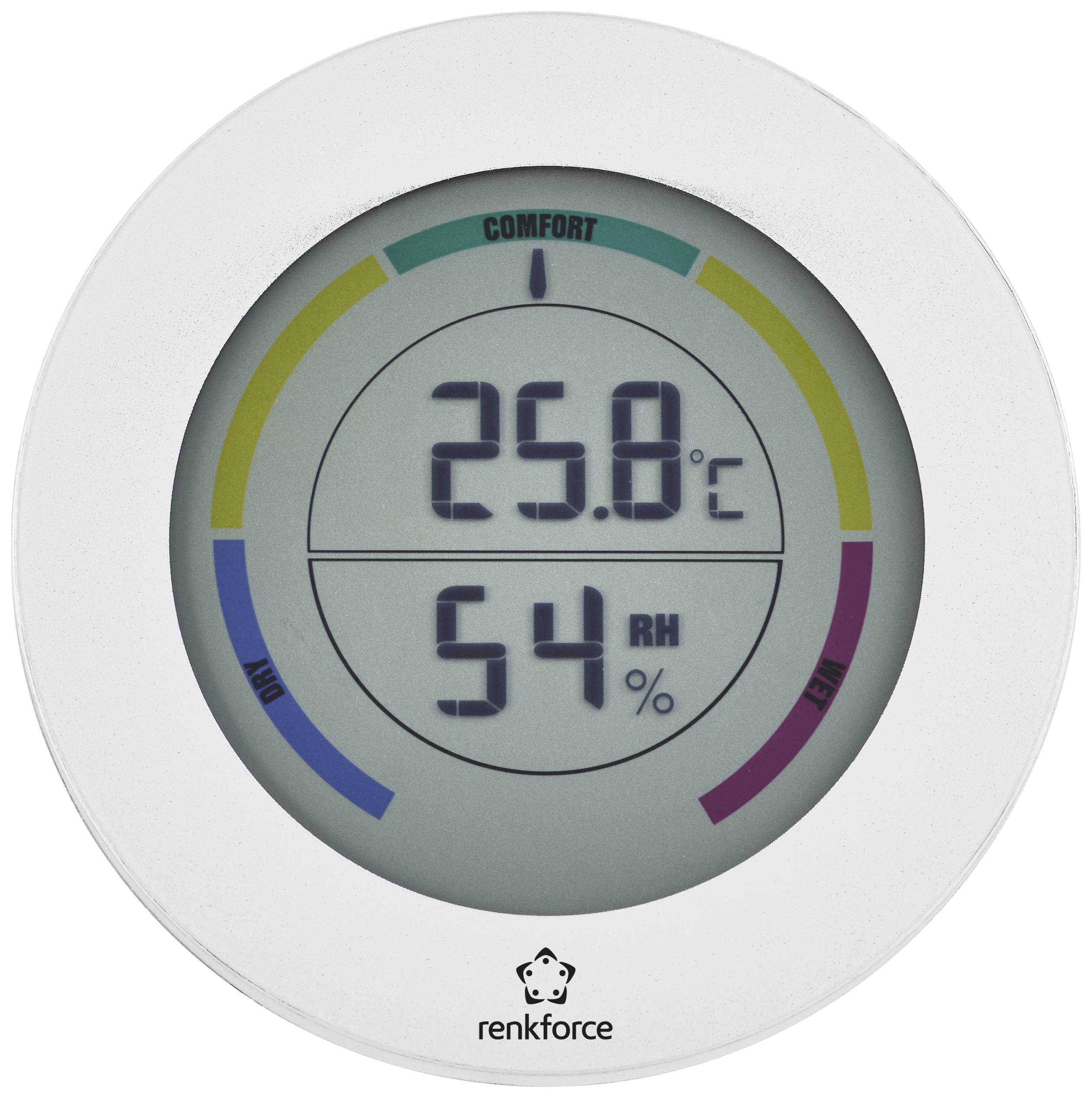 Renkforce Thermo-/Hygrometer Silber RF-5235480