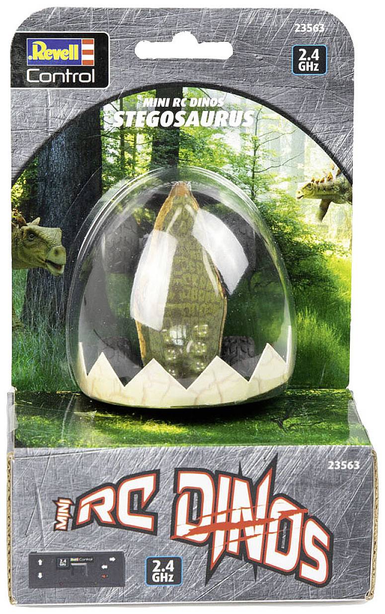 Revell Control 23563 RC Mini Dino Stegosaurus RC Modellauto Elektro Buggy inkl. Akku und Ladekabel
