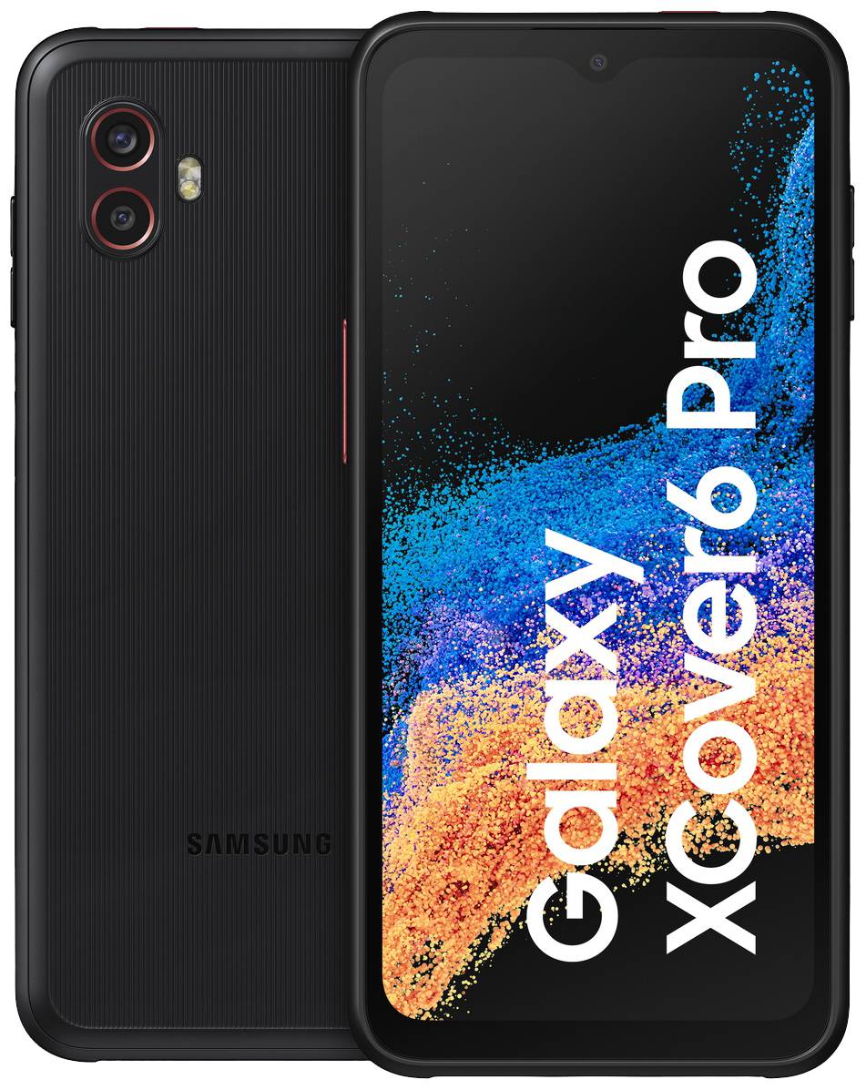 Samsung XCover6 Pro Enterprise Edition (generalüberholt) (sehr gut) 128GB Schwarz 16.8cm (6.6 Zoll) Outdoor Smartphone