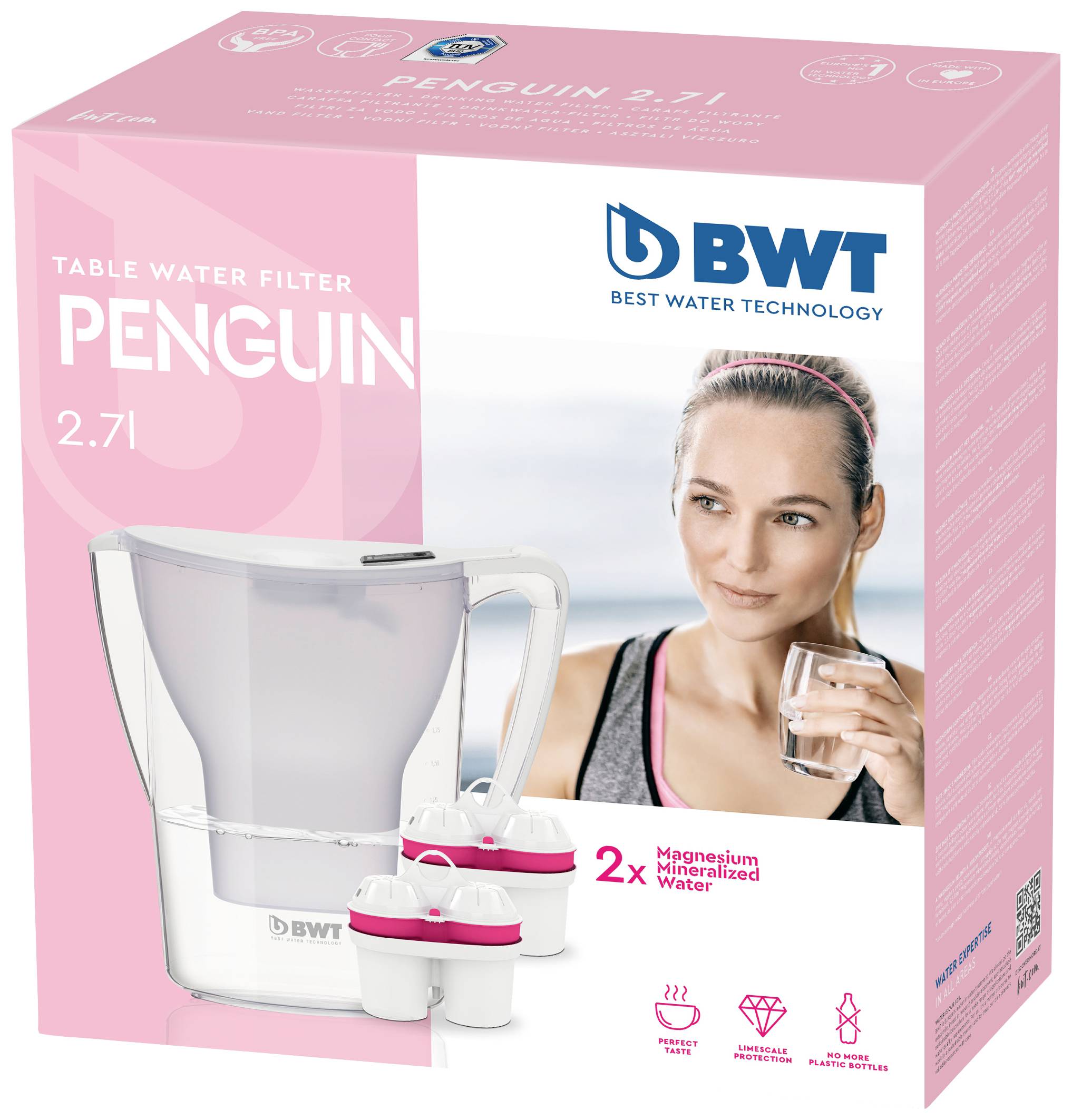 BWT PENGUIN 305609 Wasserfilter 2.7 l Weiß