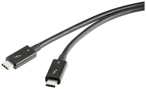 Renkforce Thunderbolt-Kabel Thunderbolt 4 Thunderbolt (USB-C) Stecker, Thunderbolt (US