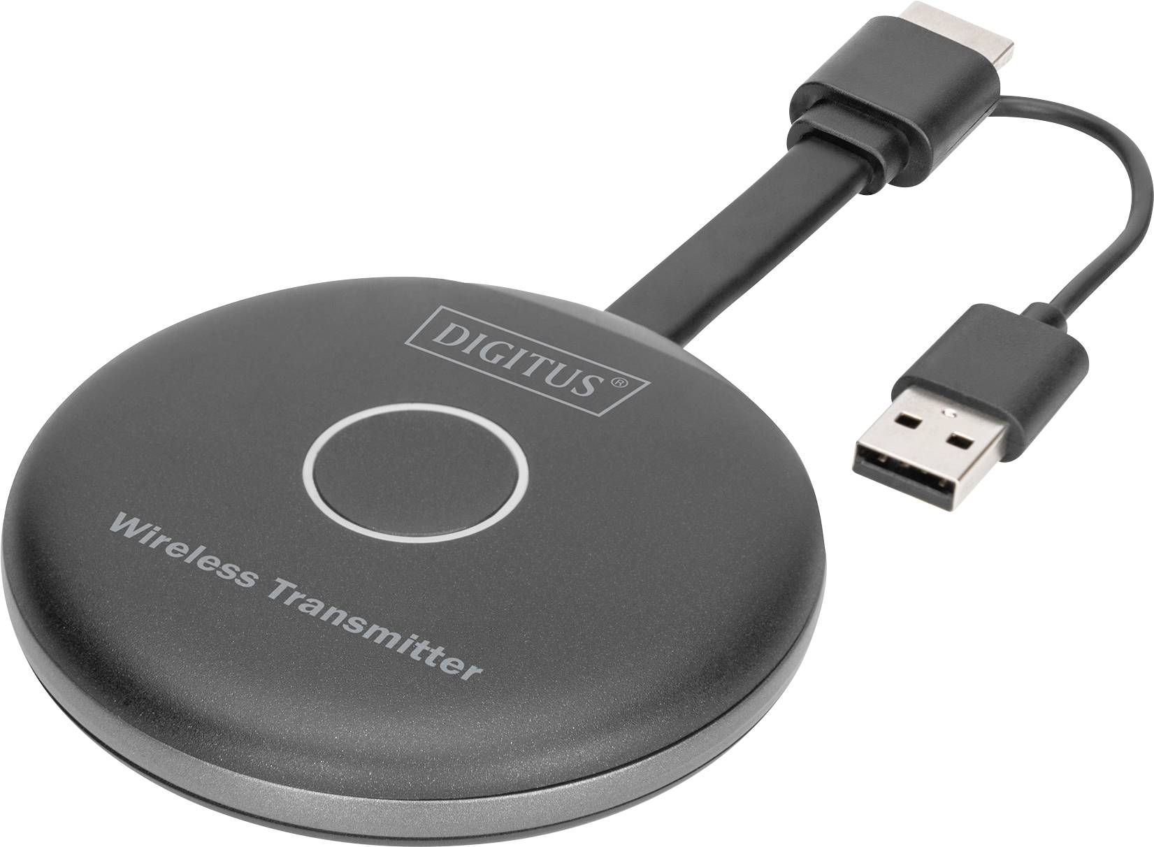 Kabelloser HDMI-Sender mit USB-Anschluss; ideal zur drahtlosen Übertragung von Bild und Ton auf ein kompatibles Gerät.