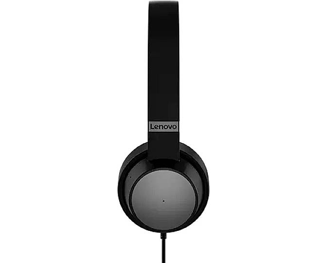 Lenovo Go On Ear Headset kabelgebunden Stereo Schwarz Mikrofon-Rauschunterdrückung Lautstärkeregelung, Mikrofon-Stummschaltung Computer