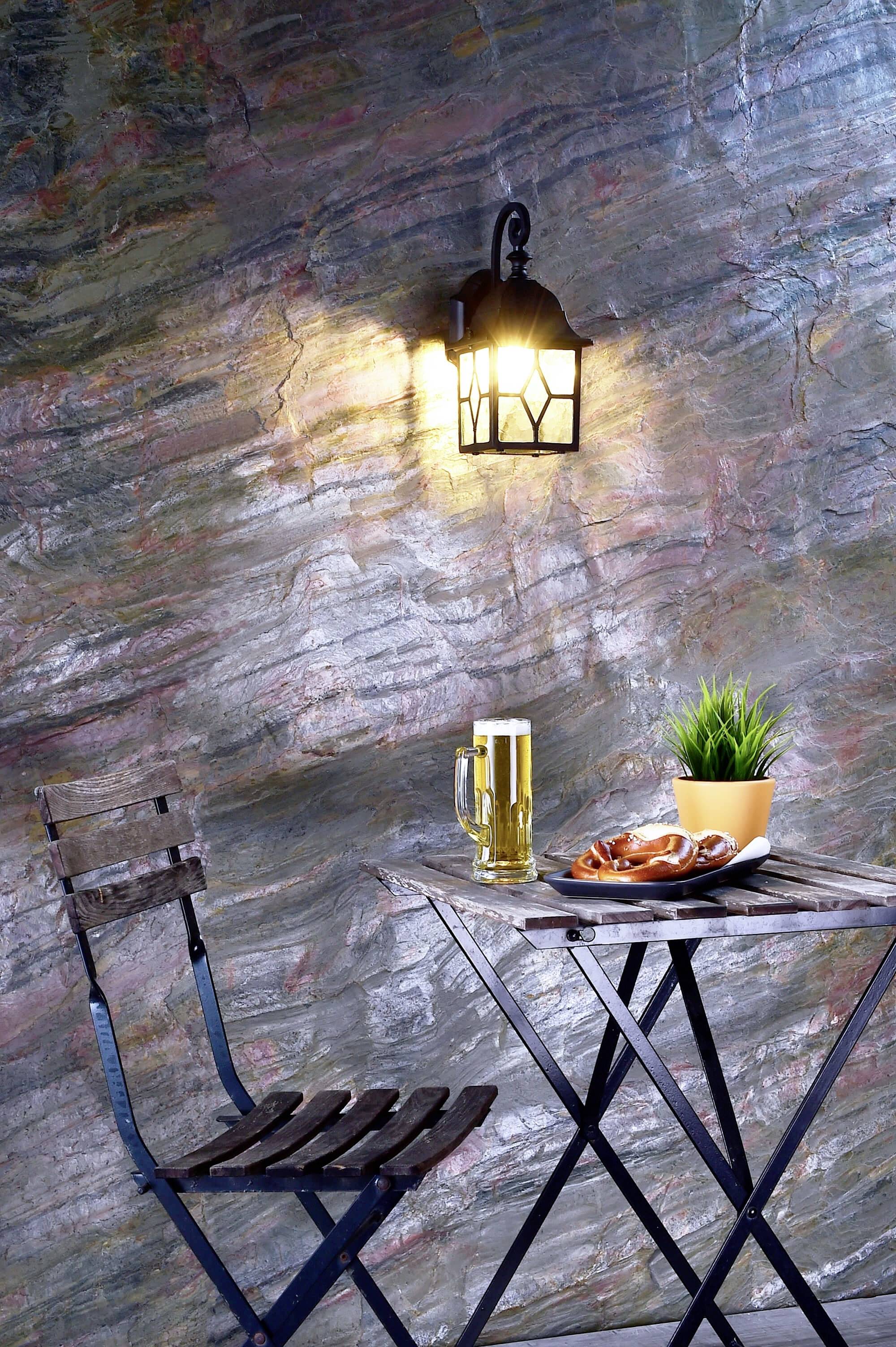 Deko Light Sargas 341245 Wandleuchte E27 Schwarz