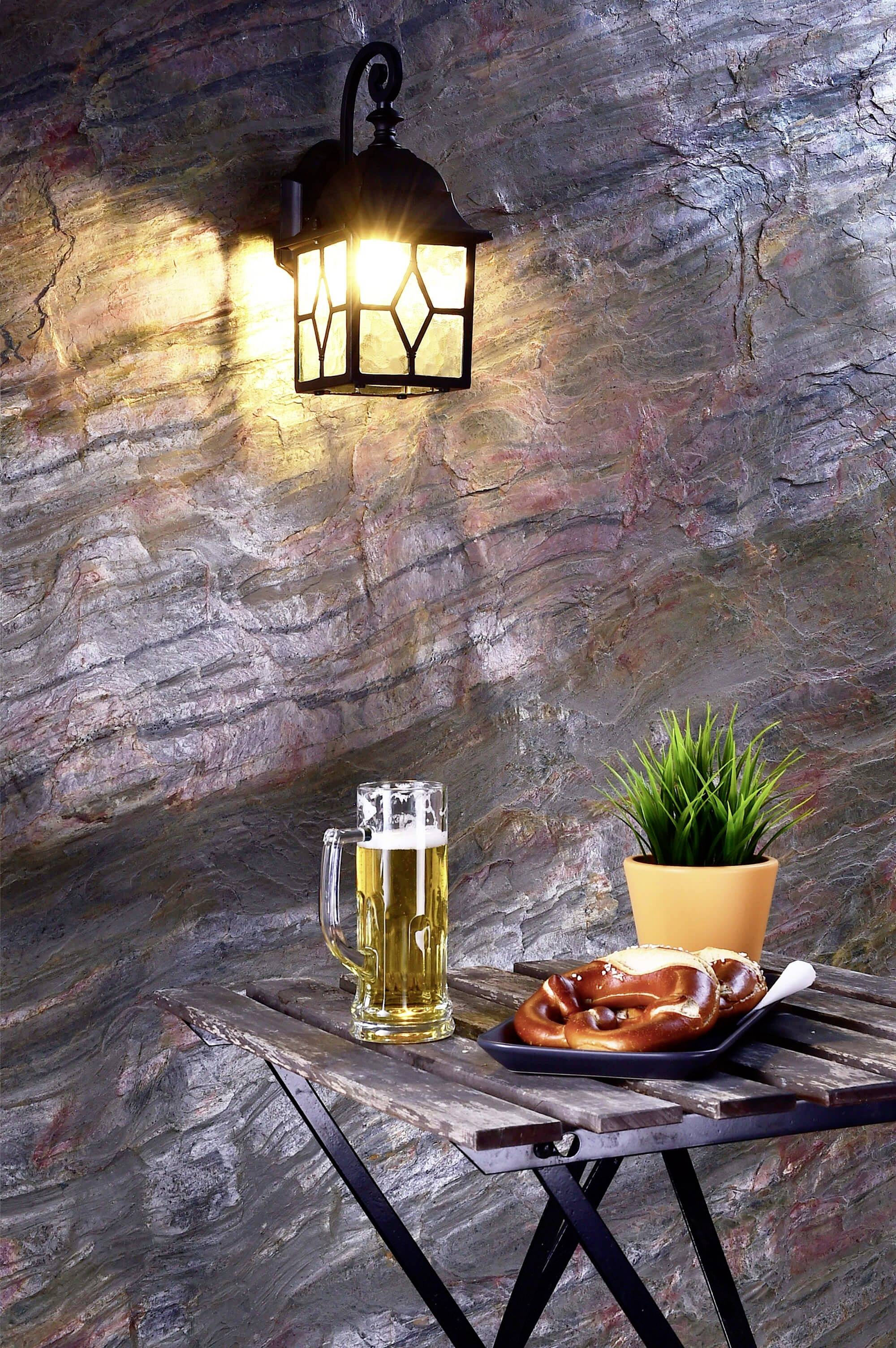 Deko Light Sargas 341245 Wandleuchte E27 Schwarz