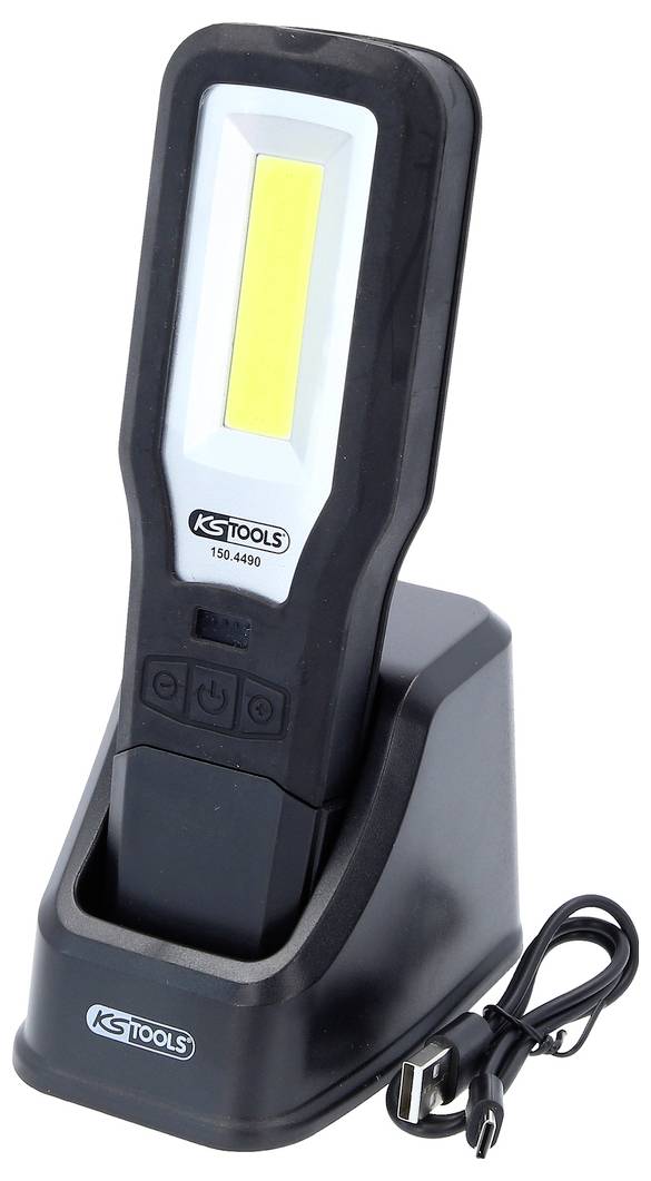 KS Tools 150.4490 Mobile Werkstatt-Handlampe, knickbar, 550 Lumen 2021 Energieeffizienzklasse n.rel