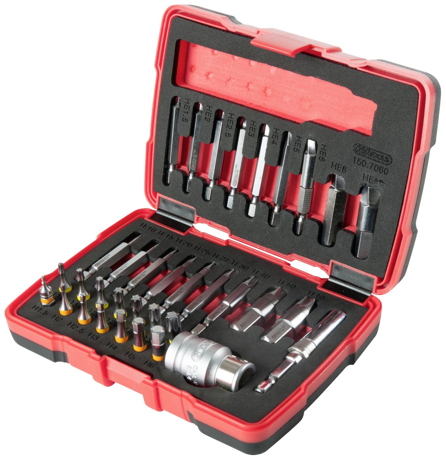 KS Tools 150.7060 Schraubendreher-Set 34teilig 1/4" (6.3 mm)