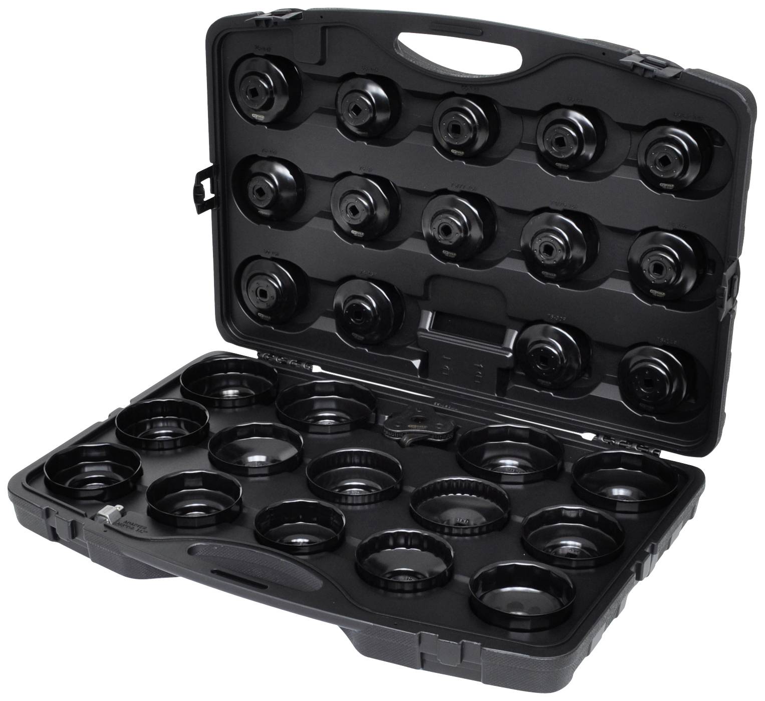 KS Tools 150.9350 3/8" Ölfilterschlüssel-Satz, 30-tlg