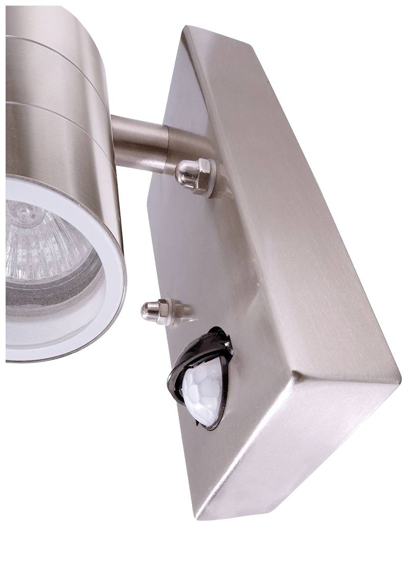 Deko Light Zilly Up & Down Motion 731007 Wandleuchte mit Bewegungsmelder GU10 Edelstahl