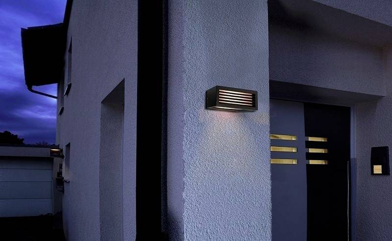 Deko Light Wall Line III 731060 Wandleuchte E27 Anthrazit