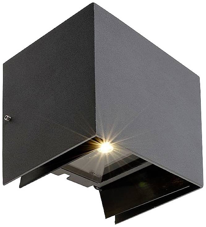 Deko Light Arcturus II 731100 LED-Wandleuchte 6 W LED Graphitgrau (RAL 7024)