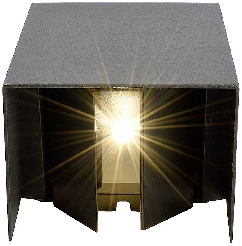 Deko Light Arcturus II 731100 LED-Wandleuchte 6 W LED Graphitgrau (RAL 7024)