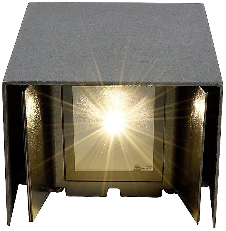 Deko Light Arcturus II 731100 LED-Wandleuchte 6 W LED Graphitgrau (RAL 7024)