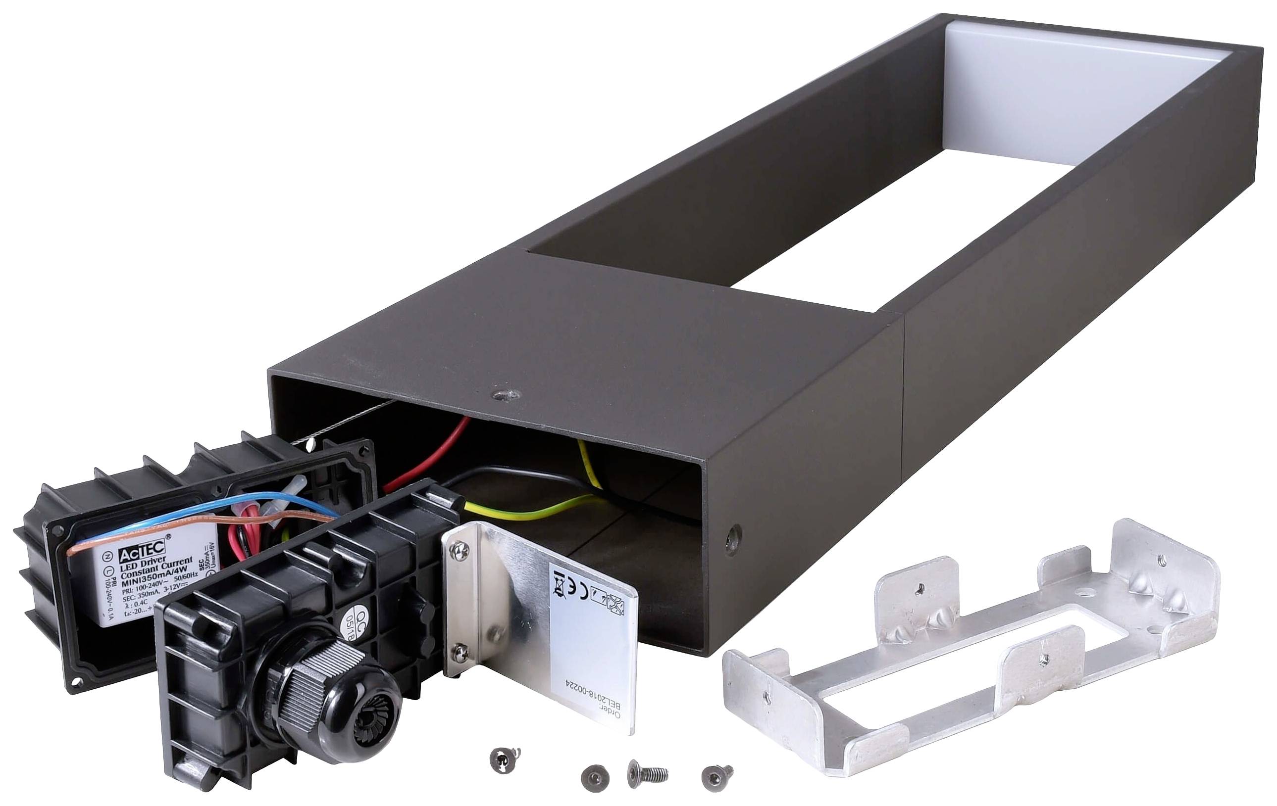 Deko Light 733040 Cata IV LED-Außenstandleuchte EEK: F (A - G) 4W Anthrazit