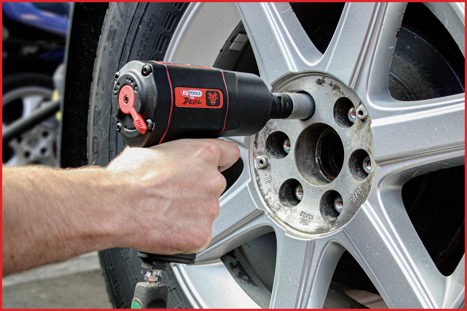 KS Tools 515.1200 515.1200 Druckluft-Schlagschrauber Drehmoment (max.): 550 Nm