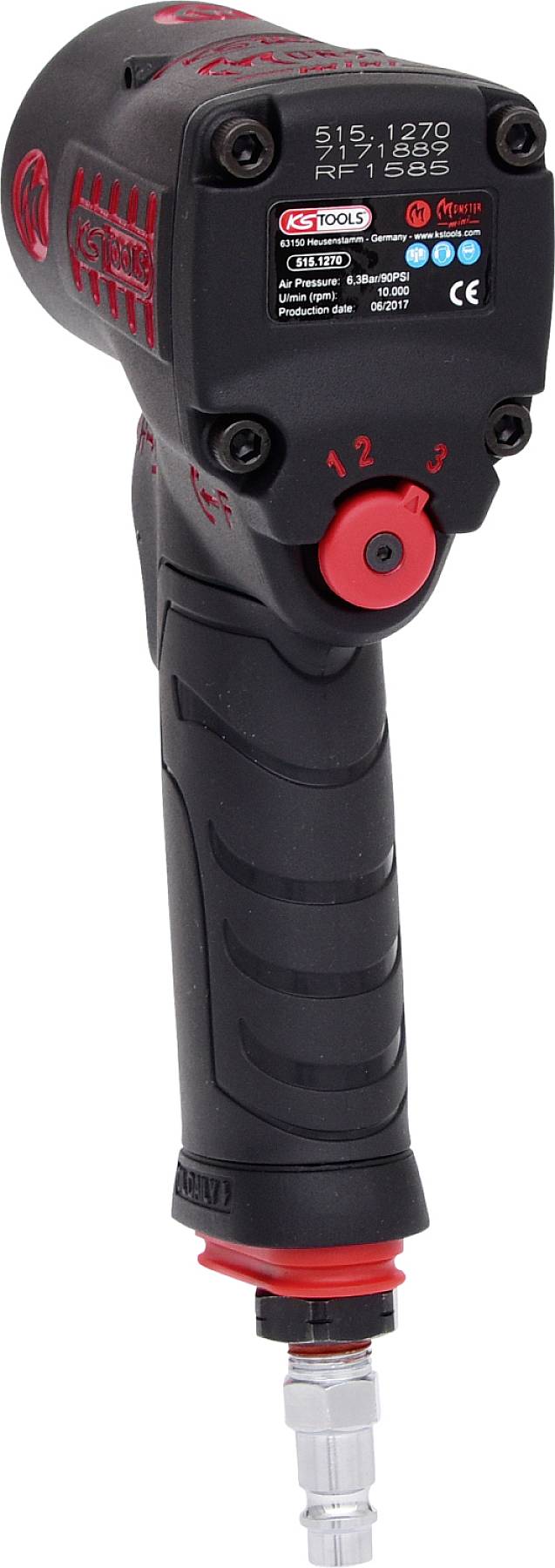 KS Tools 515.1270 515.1270 Druckluft-Schlagschrauber Drehmoment (max.): 615 Nm